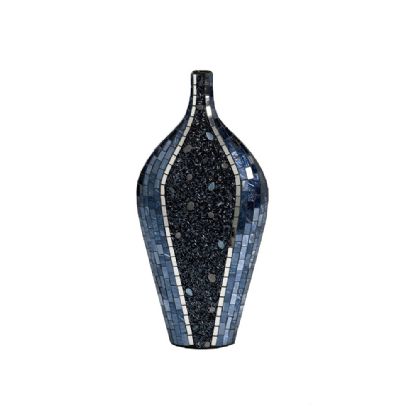 Sapphire Mosaic Art Glassware Diyas Home Vases Sapphire Mosaic Art Glassware Diyas Home Vases